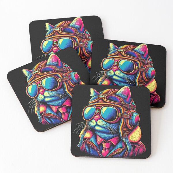 Item preview, Cute pilot cat  designed and sold by Dogandesighn.