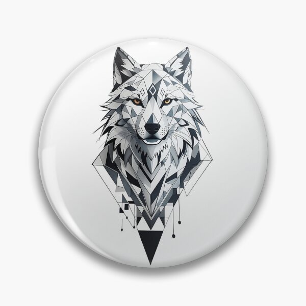 Item preview, Geometric Wolf – Abstract Polygonal Animal designed and sold by Dyan4.