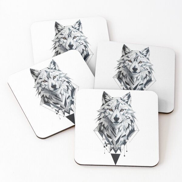 Item preview, Geometric Wolf – Abstract Polygonal Animal designed and sold by Dyan4.