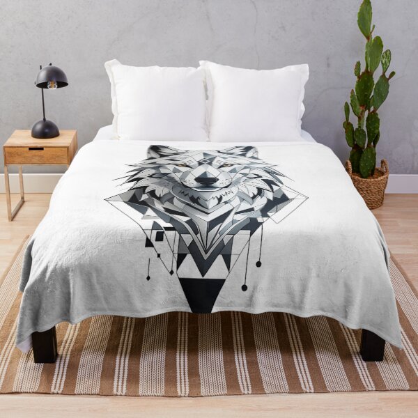 Item preview, Geometric Wolf – Abstract Polygonal Animal designed and sold by Dyan4.