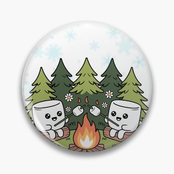 Item preview, Toasty Marshmallows in the Snow designed and sold by ankeyhooba.