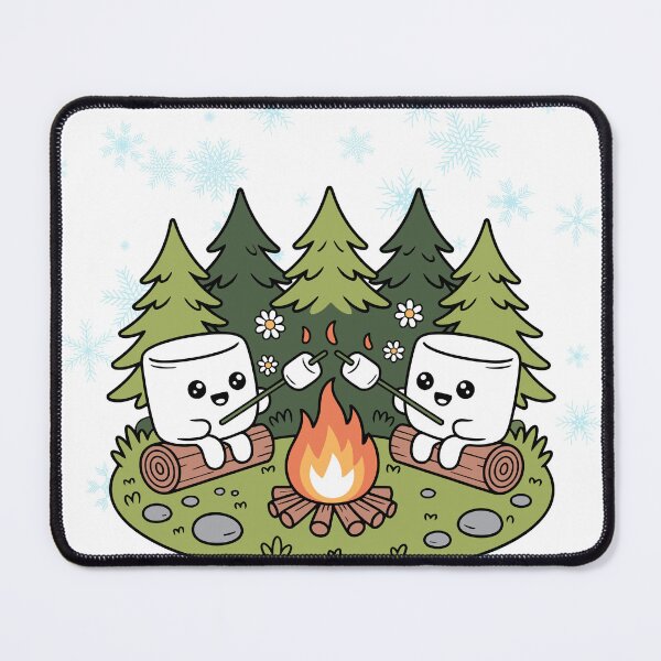 Item preview, Toasty Marshmallows in the Snow designed and sold by ankeyhooba.