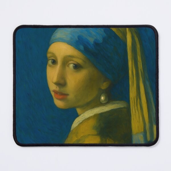 Item preview, The pearl by Vermeer in Van Gogh's style designed and sold by gegele.