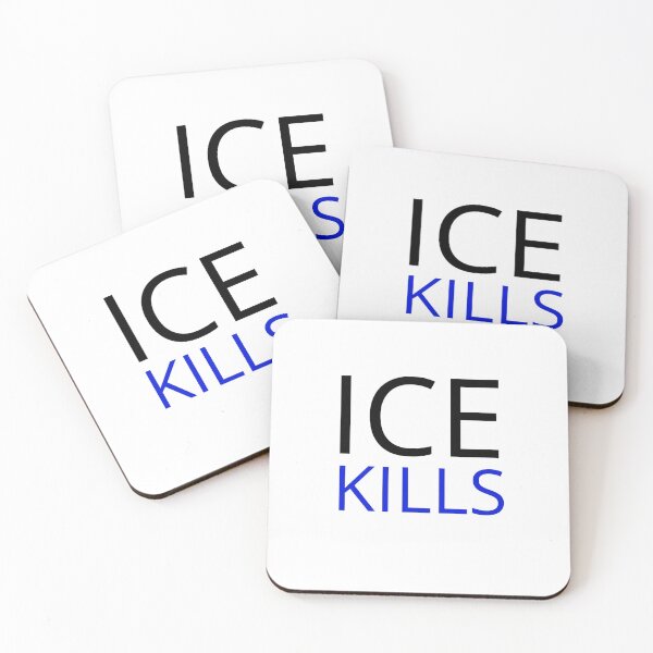 Item preview, ICE KILLS Blue black logo designed and sold by UmaCreatesThings.