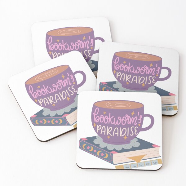 Item preview, Bookworm’s Paradise Coffee and Books Design designed and sold by ankeyhooba.