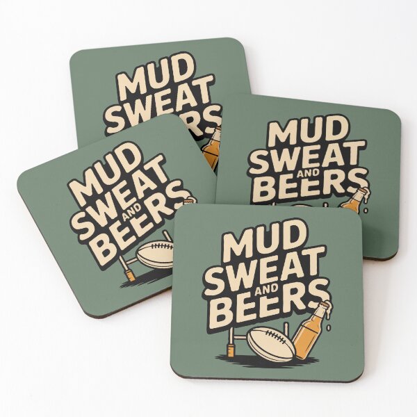 Item preview, Mud Sweat and Beers : Rugby designed and sold by KingdomArt101.