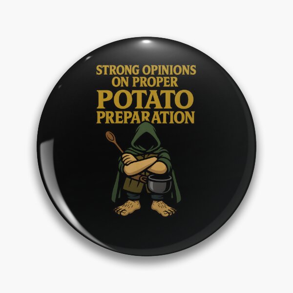 Item preview, Strong Opinions on Potato Preparation — Fantasy Cooking Humor designed and sold by Fenay Designs.