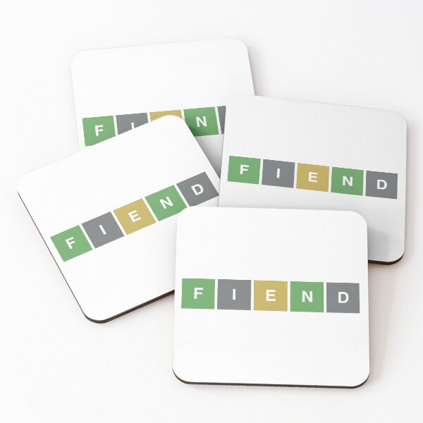 Item preview, Wordle FIEND – Funny Puzzle Parody Design designed and sold by Rizzult Media.