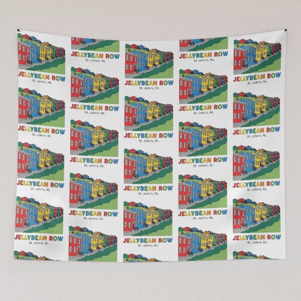 Item preview, Colorful Houses of Newfoundland - St. John's, NL Canada Art designed and sold by Digital Dreams Arts.