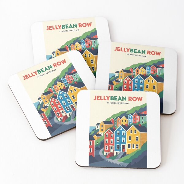 Item preview, Jellybean Row St. John's Newfoundland Colorful Houses designed and sold by Digital Dreams Arts.