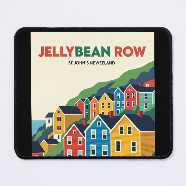 Item preview, Jellybean Row St. John's Newfoundland Colorful Houses designed and sold by Digital Dreams Arts.