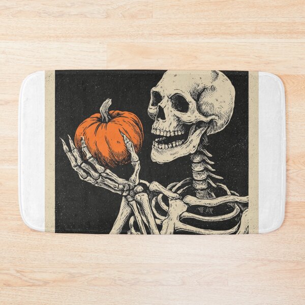 Item preview, Skeleton and Pumpkin designed and sold by NicolasGlowArt.