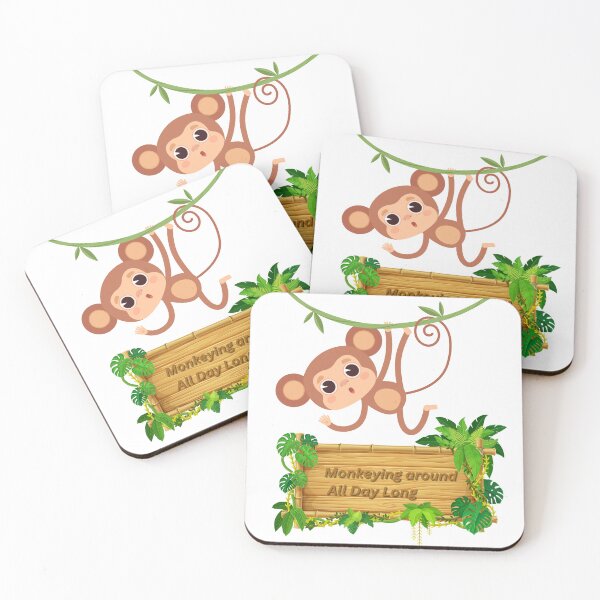 Item preview, Wild & Free: Monkeying All Day Long designed and sold by ankeyhooba.