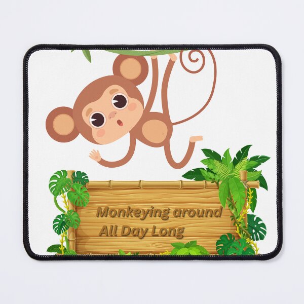 Item preview, Wild & Free: Monkeying All Day Long designed and sold by ankeyhooba.