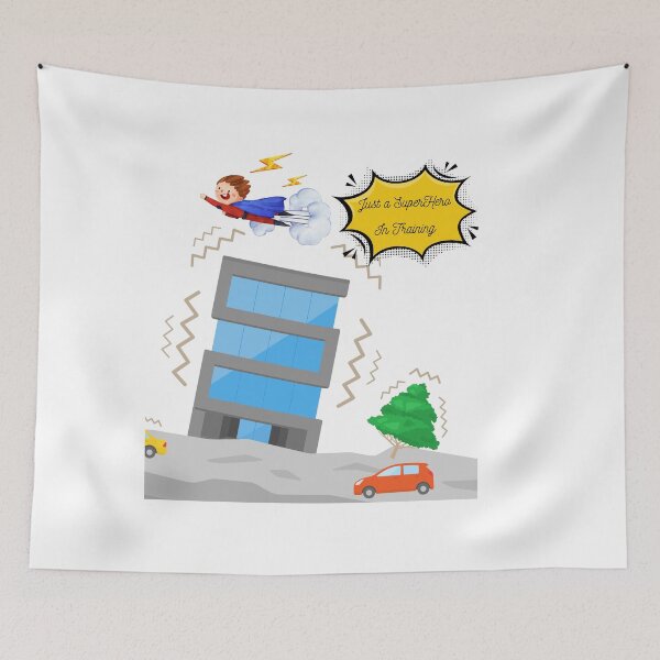 Item preview, Superhero in Training – Watch Me Soar! ??‍♂️ designed and sold by ankeyhooba.