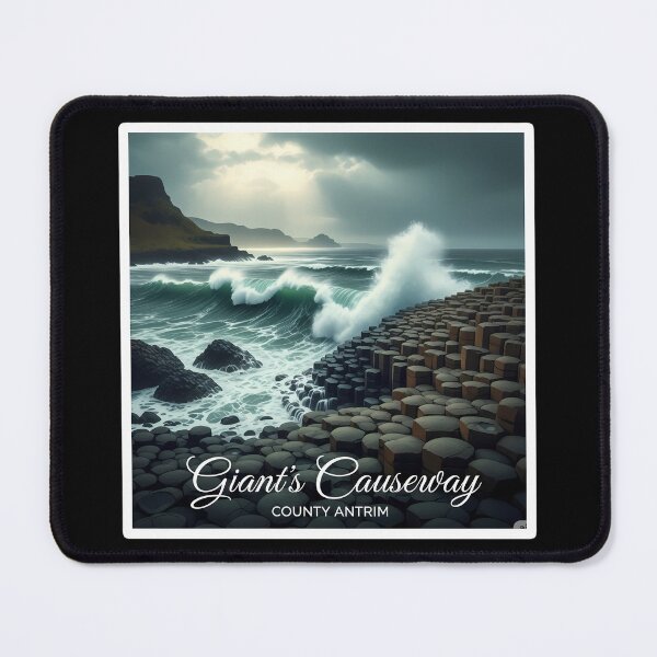 Item preview, Giant's Causeway Seascape - Northern Ireland Landscape designed and sold by Digital Dreams Arts.