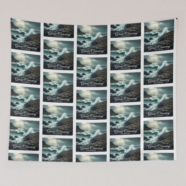 Item preview, Giant's Causeway Seascape - Northern Ireland Landscape designed and sold by Digital Dreams Arts.