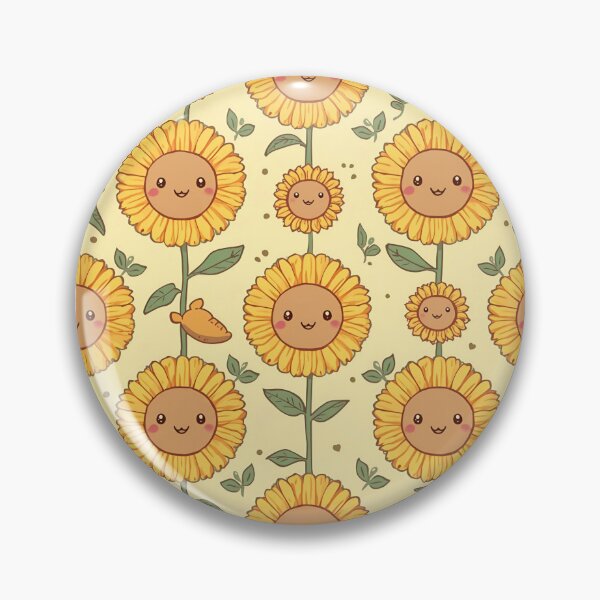 Item preview, Smiling Sunflower Friends designed and sold by GlowPix.