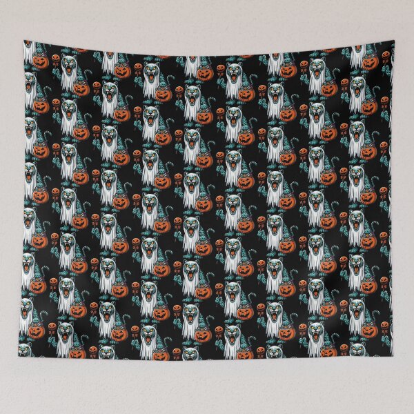 Item preview, Scary Halloween Komodo Dragon Ghost Spooky Candy Bag designed and sold by Artistoos.