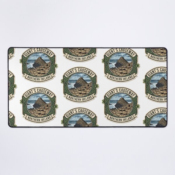 Item preview, Giant's Causeway Northern Ireland Souvenir - Vintage Irish Travel Badge designed and sold by Digital Dreams Arts.