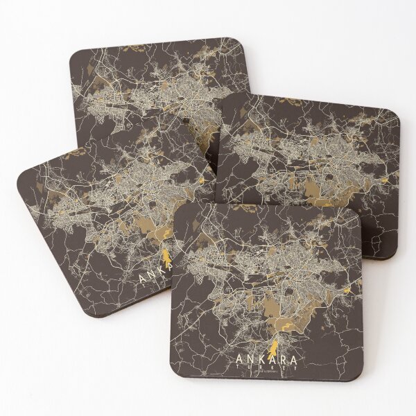 Item preview, Ankara City Map of Turkey - Pastel designed and sold by deMAP.