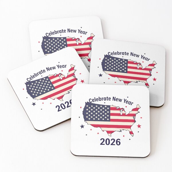 Item preview, USA New Year 2026 – Joyful Events & Celebrations designed and sold by OMAR-AMANY.