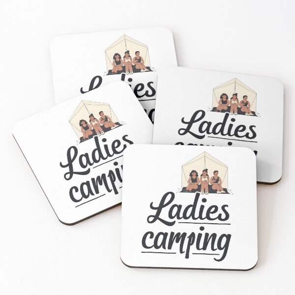 Item preview, Ladies Camping Adventure – Outdoor Women’s Trip Design designed and sold by Kavya Art.