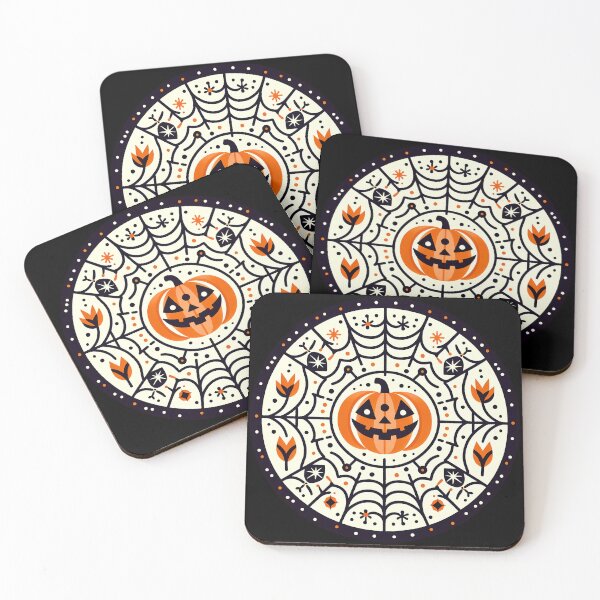 Artikelvorschau, Halloween-Kürbis mit Sternen – Skandinavische Volkskunst von heidiannemorris © entworfen und verkauft von FOLK ART FUSION.