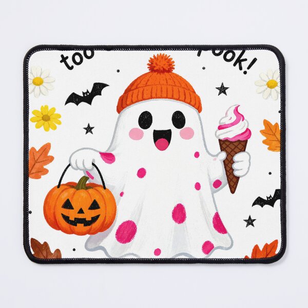 Item preview, Halloween cute cartoon ghost pattern designed and sold by Nava Sophia.