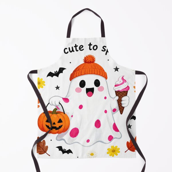 Item preview, Halloween cute cartoon ghost pattern designed and sold by Nava Sophia.