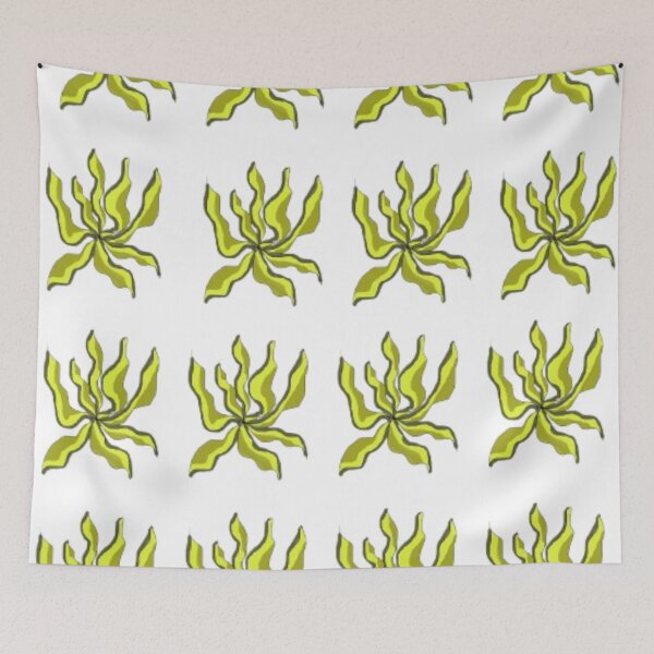 Artikelvorschau, Abstraktes grünes Blumenmuster | Modernes botanisches Design entworfen und verkauft von BulletKitty82.