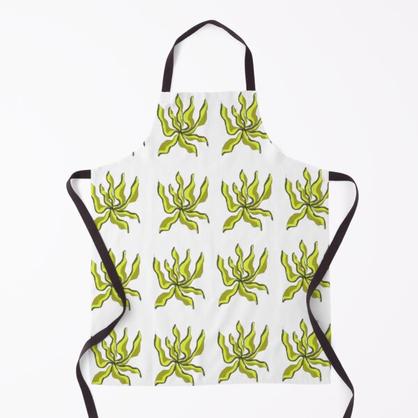 Aperçu de l'œuvre Motif floral vert abstrait | Design botanique moderne créée et vendue par BulletKitty82.