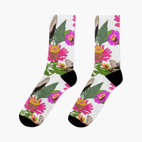 Item preview, Butterfly and Pink Floral Seamless Pattern designed and sold by MNX.