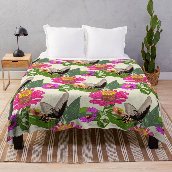Item preview, Butterfly and Pink Floral Seamless Pattern designed and sold by MNX.