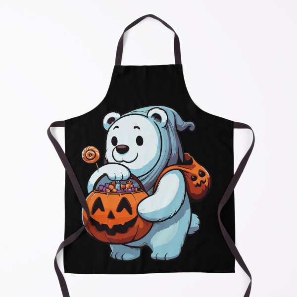 Item preview, Scary Halloween Leopard Ghost Spooky Candy Bag designed and sold by Artistoos.