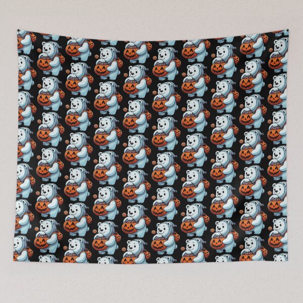Item preview, Scary Halloween Leopard Ghost Spooky Candy Bag designed and sold by Artistoos.