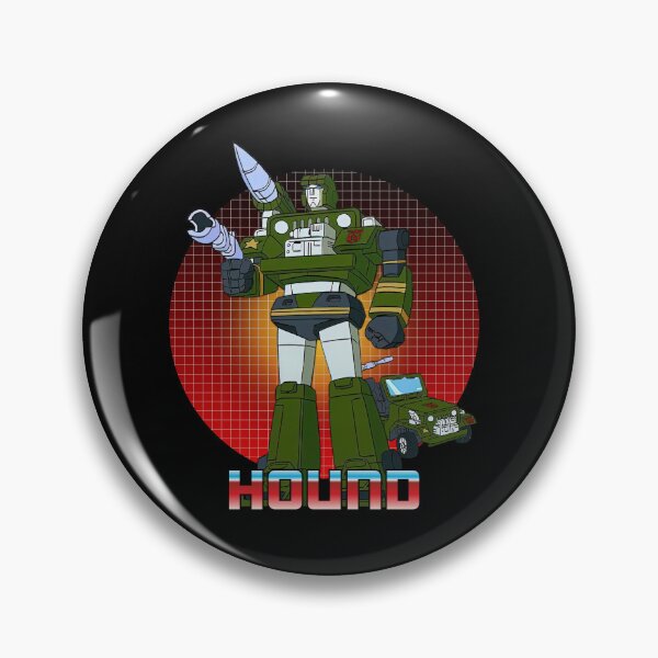 Item preview, Hound G1 Retro Cartoon Robot Fan Art designed and sold by Retr0Tshirts.