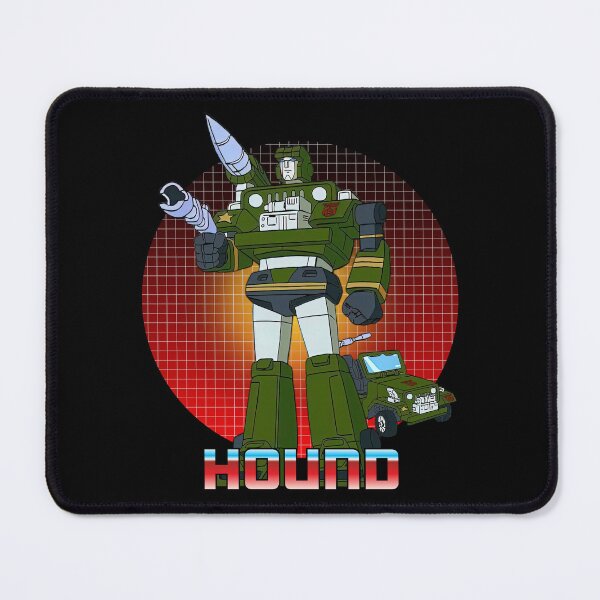 Item preview, Hound G1 Retro Cartoon Robot Fan Art designed and sold by Retr0Tshirts.