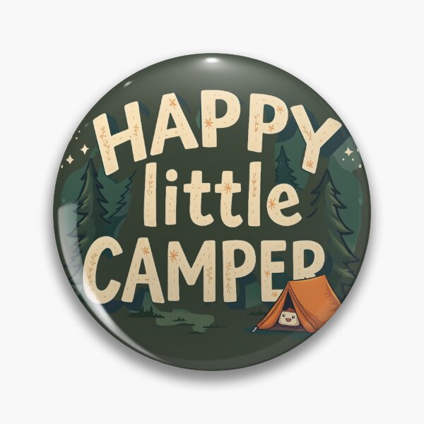 Item preview, Happy Little Camper Cute Forest Art designed and sold by MondeMade.