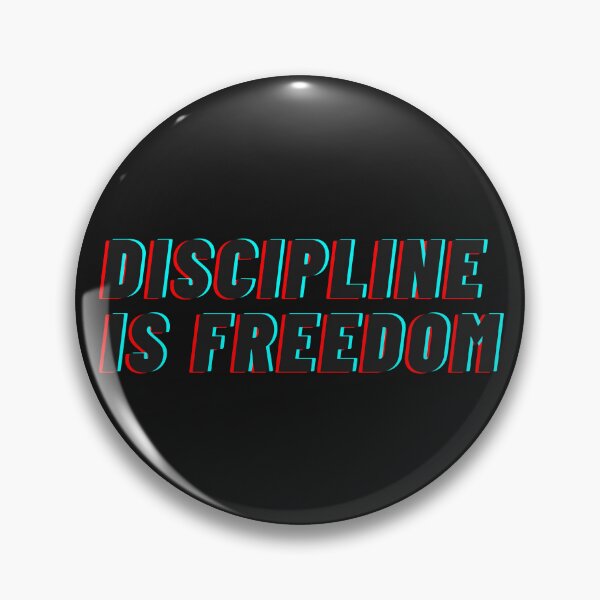 Item preview, Discipline is Freedom - glitch designed and sold by LifeParody.