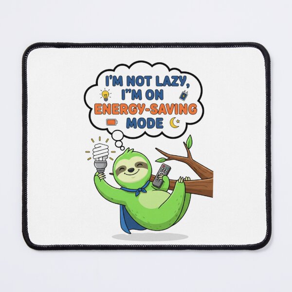 Item preview, Im Not Lazy Im On Energy Saving Mode T-Shirt | Funny | Sarcastic | Lazy |  Humor | Introvert | Tired designed and sold by SGCreations-78.
