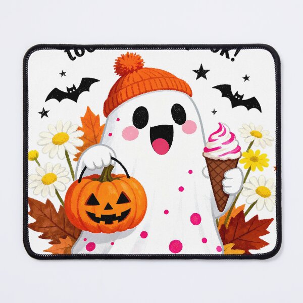 Item preview, Halloween cute cartoon ghost pattern designed and sold by Nava Sophia.