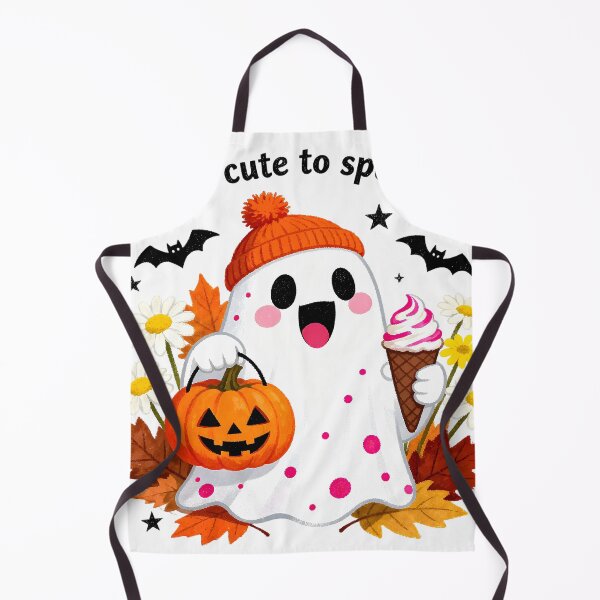 Item preview, Halloween cute cartoon ghost pattern designed and sold by Nava Sophia.