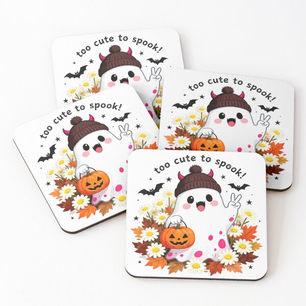 Item preview, Halloween cute cartoon ghost pattern designed and sold by Nava Sophia.