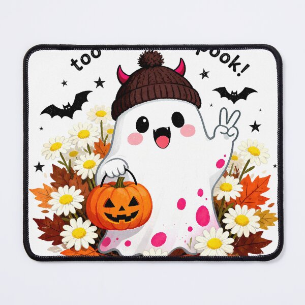 Item preview, Halloween cute cartoon ghost pattern designed and sold by Nava Sophia.