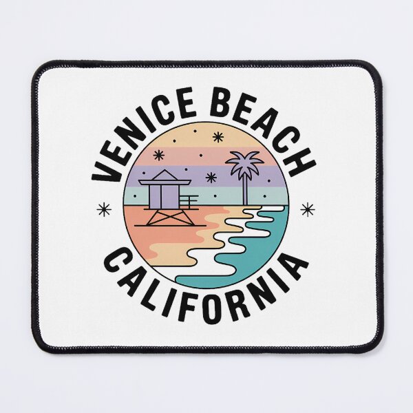 Item preview, Venice Beach California Minimalist Circle Sticker designed and sold by Horizon Tales.