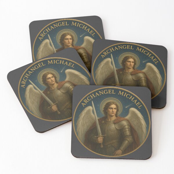 Item preview, Saint Michael the Archangel  Celestial Warrior with Sword designed and sold by historyandmore.