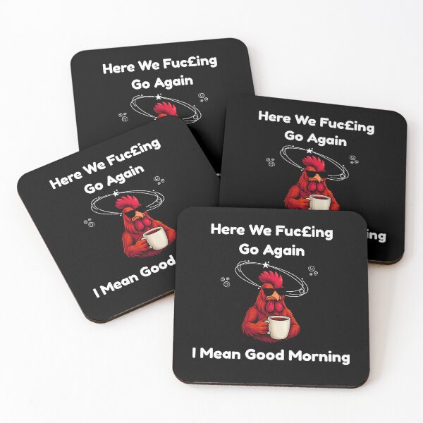 Item preview, Here We F*Cking Go Again I Mean Good Morning - Gifts For Coworkers, Friends, Family  designed and sold by vibeytrendy.