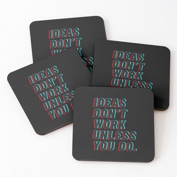 Item preview, Ideas don’t work unless you do designed and sold by LifeParody.