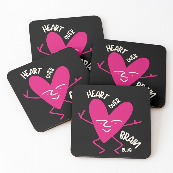 Item preview, Heart Over Brain Club – Funny Emotional Decision Maker T-Shirt designed and sold by silly little things.